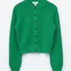 Cardigan en maille côtelée