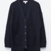 Cardigan en maille côtelée