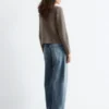 Cardigan en maille côtelée