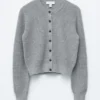 Cardigan en maille côtelée
