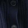 Cardigan en maille côtelée