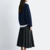 Cardigan en maille côtelée épaisse