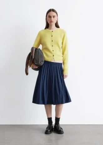 Cardigan en mélange d&rsquo;alpaga