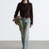 Cardigan en mélange d&rsquo;alpaga
