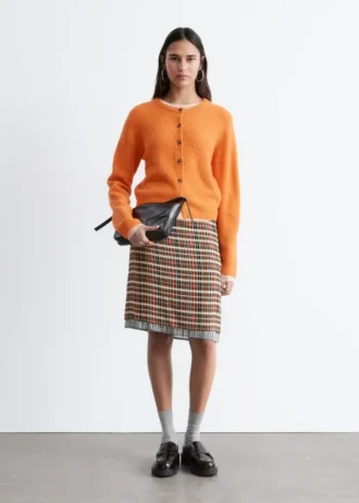 Cardigan en mélange d&rsquo;alpaga