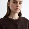 Cardigan en mélange d&rsquo;alpaga