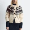 Cardigan en mélange de mohair