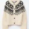 Cardigan en mélange de mohair