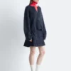 Cardigan en mélange de mohair brossé