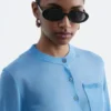 Cardigan en mélange de soie