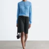 Cardigan en mélange de soie