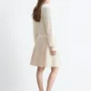 Cardigan en soie et coton