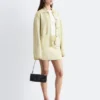 Cardigan oversize en maille polo