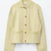 Cardigan oversize en maille polo