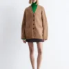 Cardigan oversize en mélange de mohair