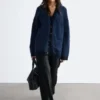 Cardigan oversize en mélange de mohair