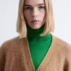 Cardigan oversize en mélange de mohair