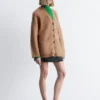 Cardigan oversize en mélange de mohair