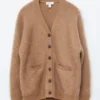 Cardigan oversize en mélange de mohair
