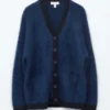 Cardigan oversize en mélange de mohair