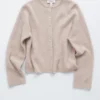 Cardigan tricoté en mélange d&rsquo;alpaga