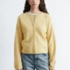 Cardigan tricoté en mélange d&rsquo;alpaga