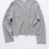 Cardigan tricoté en mélange d&rsquo;alpaga
