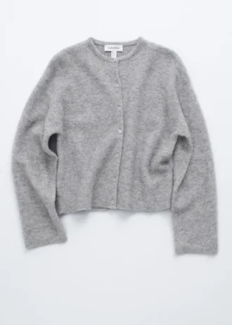 Cardigan tricoté en mélange d&rsquo;alpaga