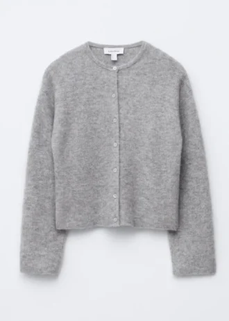Cardigan tricoté en mélange d&rsquo;alpaga