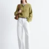 Cardigan tricoté en mélange d&rsquo;alpaga