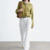 Cardigan tricoté en mélange d&rsquo;alpaga