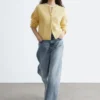 Cardigan tricoté en mélange d&rsquo;alpaga