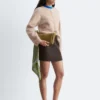Cardigan tricoté en mélange d&rsquo;alpaga