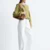 Cardigan tricoté en mélange d&rsquo;alpaga