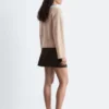 Cardigan tricoté en mélange d&rsquo;alpaga