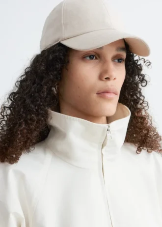 Casquette de baseball en coton et lin
