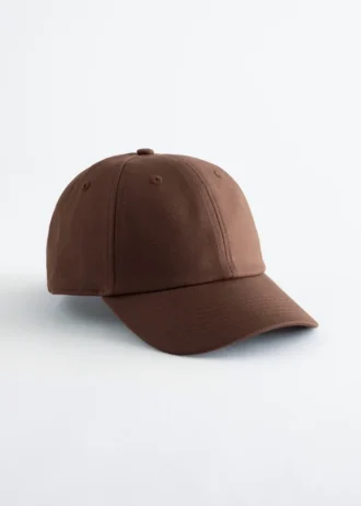 Casquette de baseball en coton et lin