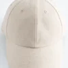 Casquette de baseball en coton et lin