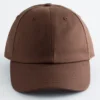 Casquette de baseball en coton et lin