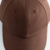 Casquette de baseball en coton et lin