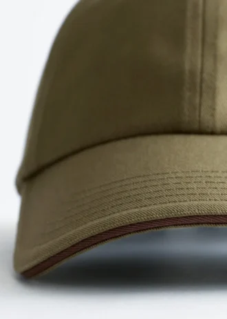 Casquette de baseball en coton sergé