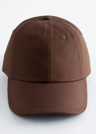 Casquette de baseball en coton sergé