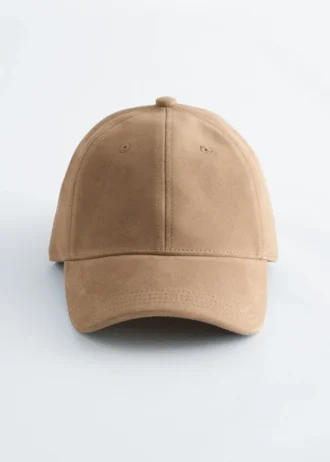 Casquette de baseball en daim