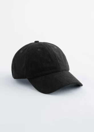 Casquette de baseball en velours côtelé