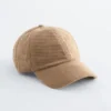 Casquette de baseball en velours côtelé