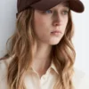 Casquette de baseball en velours côtelé