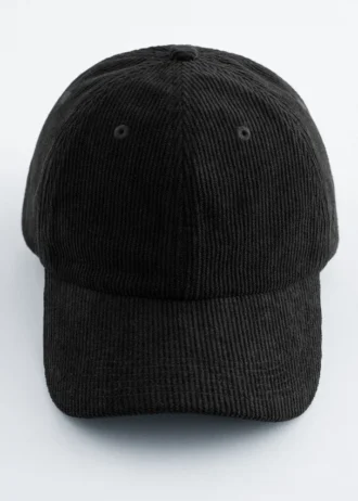 Casquette de baseball en velours côtelé