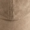 Casquette de baseball en velours côtelé
