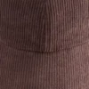 Casquette de baseball en velours côtelé