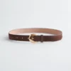 Ceinture à boucle en croissant